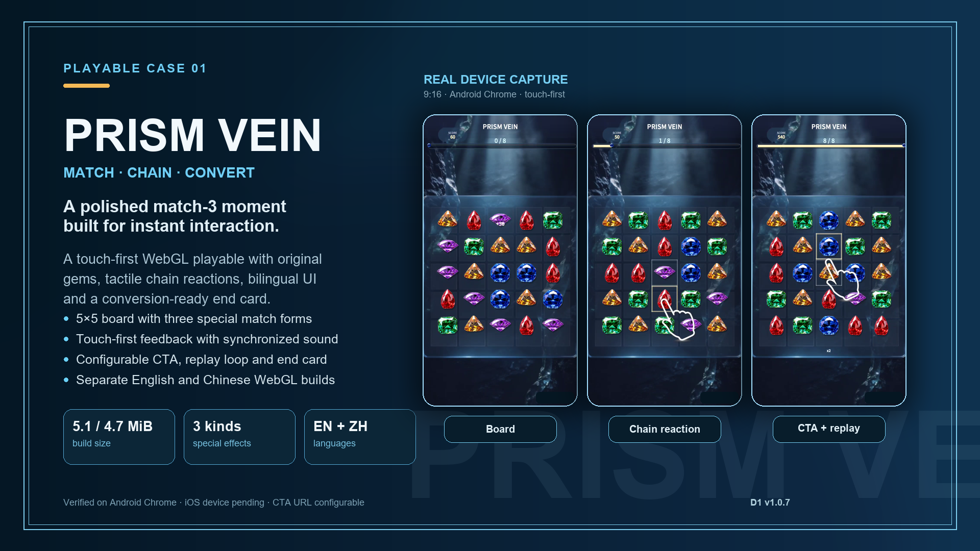 Enlarge Case 01 Prism Vein case card